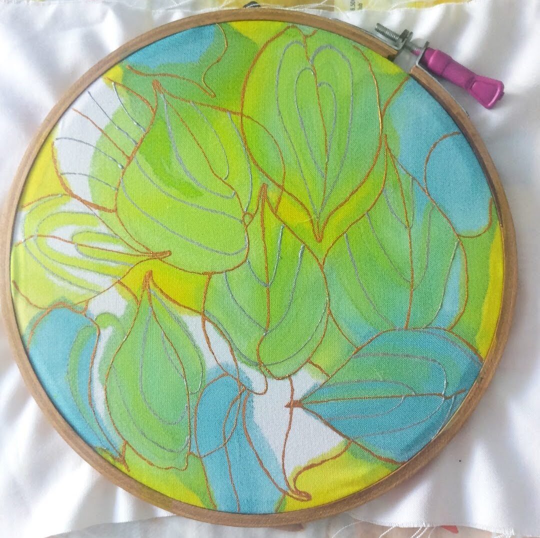 Handpainted Textile design
